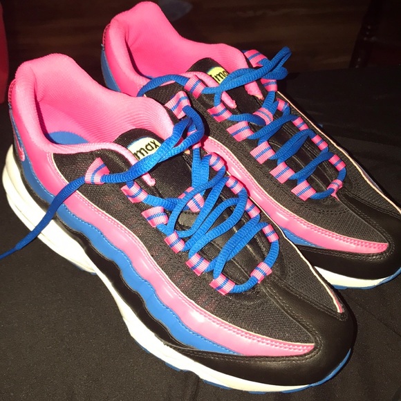 neon pink air max 95